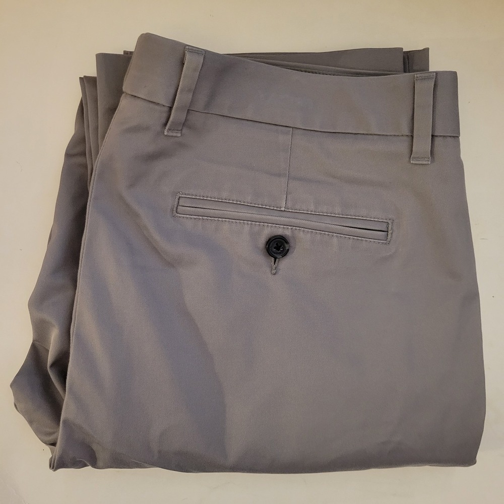 Bonobos Friday Straight Leg Casual‎ Work Pants Men's Size 34x31 (TAG 33x32) Gray